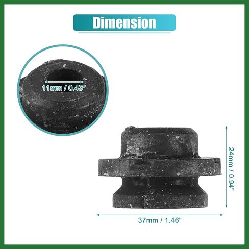 Motoforti 2pcs Lower Rubber Cushion Bushing Radiator Mount Insulator for Hyundai Accent 2012-2017 for Hyundai Elantra 2011-2016 Long-lasting in Saudi Arabia