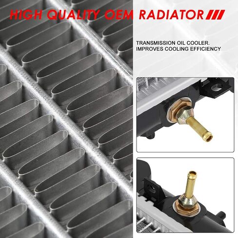 Auto Dynasty Radiator Compatible with 01-04 Infiniti QX4 Pathfinder AT, DPI 2459 Factory Style 1-Row Cooling Radiator, Aluminum Core in Saudi Arabia