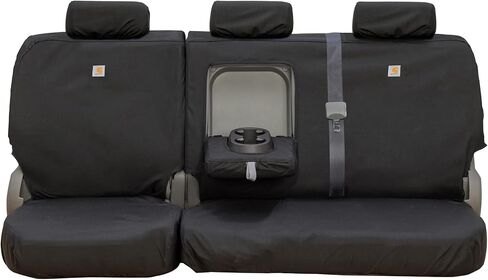 أغطية مقاعد مخصصة من Covercraft Carhartt Super Dux SeatSaver | يناسب 2021-2025 Ford F-250/F-350/F-450/F-550 Crew Cab | مقعد طويل في الصف الثاني بنسبة 60/40، لون أسود سوبر دوكس in Saudi Arabia