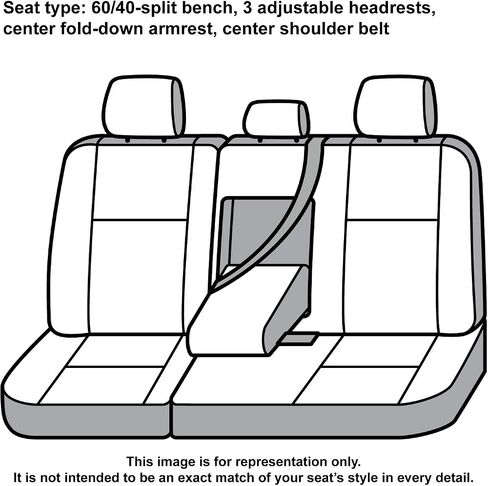 أغطية مقاعد مخصصة من Covercraft Carhartt Super Dux SeatSaver | يناسب 2021-2025 Ford F-250/F-350/F-450/F-550 Crew Cab | مقعد طويل في الصف الثاني بنسبة 60/40، لون أسود سوبر دوكس in Saudi Arabia