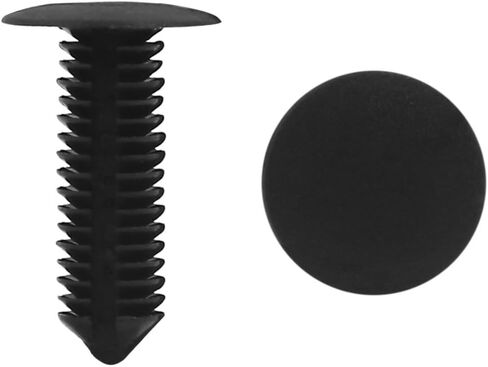 uxcell 50pcs 8mm Hole Screw Fastener Rivet Retainers Hood Push Pin Splash Guard Clip Car Accessories in Saudi Arabia