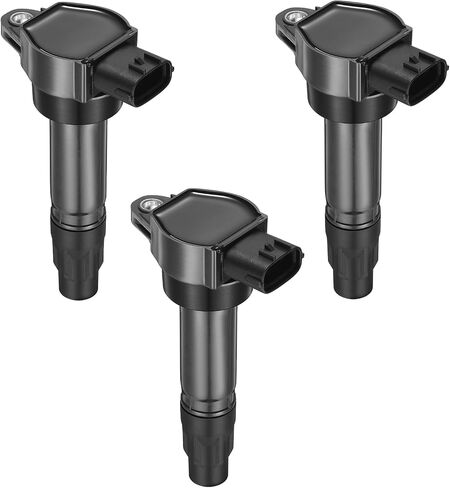 3 عبوات من ملفات الإشعال UF681 متوافقة مع Smart Fortwo 2008 2009 2010 2011 2012 2013 2014 2015 1.0L L3 - يستبدل ICA64270 GN10674 ICA64178 36-8276 in Kuwait