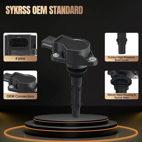 3 عبوات من ملفات الإشعال UF681 متوافقة مع Smart Fortwo 2008 2009 2010 2011 2012 2013 2014 2015 1.0L L3 - يستبدل ICA64270 GN10674 ICA64178 36-8276 in Kuwait