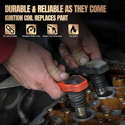3 عبوات من ملفات الإشعال UF681 متوافقة مع Smart Fortwo 2008 2009 2010 2011 2012 2013 2014 2015 1.0L L3 - يستبدل ICA64270 GN10674 ICA64178 36-8276 in Kuwait