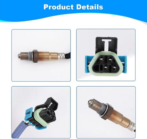 JDMON 1PCS O2 Oxygen Sensor Upstream Downstream Replacement for 2005-2010 Buick Allure, Lacrosse 3.6L, Cadillac SRX 3.0L, Chevrolet Equinox, Volt Compatible with 234-4815, 2344815, 12584050 in Saudi Arabia