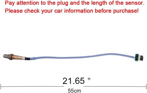 JDMON 1PCS O2 Oxygen Sensor Upstream Downstream Replacement for 2005-2010 Buick Allure, Lacrosse 3.6L, Cadillac SRX 3.0L, Chevrolet Equinox, Volt Compatible with 234-4815, 2344815, 12584050 in Saudi Arabia