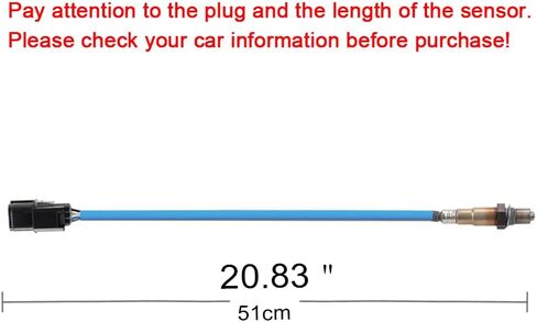 JDMON 1 قطعة استبدال مستشعر الأكسجين O2 لـ 2007-2009 Acura MDX 3.7L، 2007-2010 Honda Odyssey 3.5L متوافق مع 234-5053، 2345053، 36531RGWA01 in Saudi Arabia