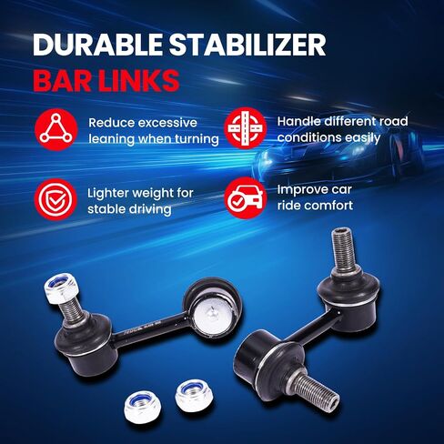 MOCA 2 K750706 Rear Sway Bar End Links Compatible with 2009-2018 for Dodge Journey in Saudi Arabia