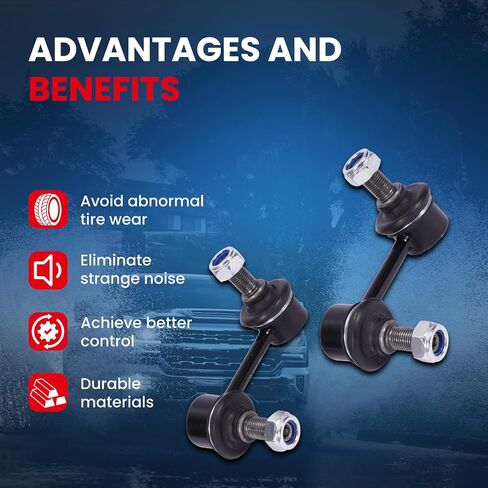 MOCA 2 K750706 Rear Sway Bar End Links Compatible with 2009-2018 for Dodge Journey in Saudi Arabia