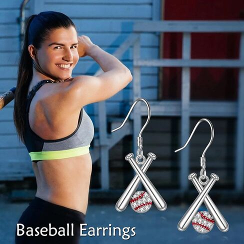 YAFEINI Bowling Ball Gifts Earrings Sterling Silver Bowling Ball Dangle Earrings Jewelry for Women Bowling Ball Lovers in Kuwait
