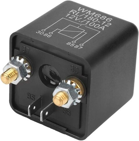 Tyenaza 12V 100A Relay WM686 Car Starter Heavy Duty Split Charge مع 2 دبوس لسيارة شاحنة محرك السيارات قارب in Saudi Arabia