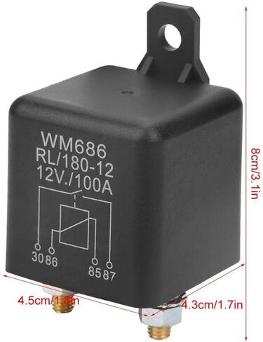 Tyenaza 12V 100A Relay WM686 Car Starter Heavy Duty Split Charge مع 2 دبوس لسيارة شاحنة محرك السيارات قارب in Saudi Arabia