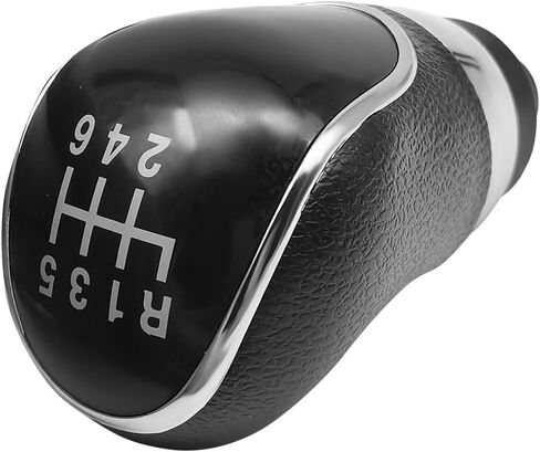 6 Speed Manual Transmission Gear Shift Knob Cover Compatible with Ford Escape Kuga Focus Fiesta mk7 2008-2013 Shifter Lever Knob Replacement Parts Black in Kuwait