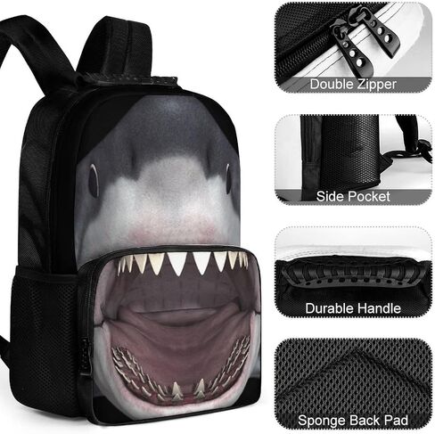 Skymoon Children's 3D Animal School Backpacks (16 Inch,Shark) in Saudi Arabia