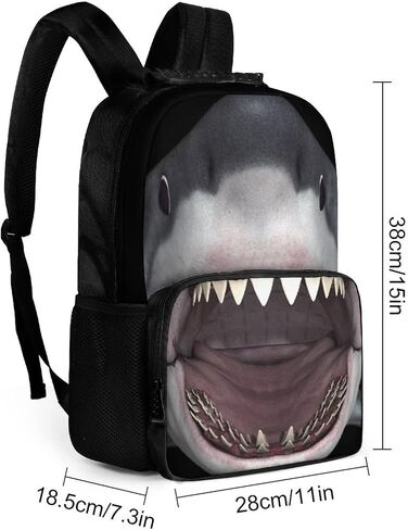 Skymoon Children's 3D Animal School Backpacks (16 Inch,Shark) in Saudi Arabia