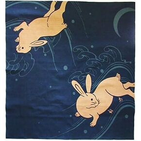 [LL/35inc] Furoshiki- Japanese Wrapping Cloth (Rabbit of Blessings) in Saudi Arabia