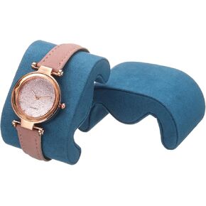uxcell 2pcs Watch Case Pillows, M Shaped Watch Display Pillow Velvet Watch Cushion Replacement for Watch Bracelet Display Storage Beige in Saudi Arabia