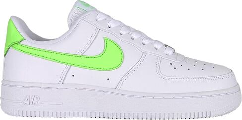 حذاء Nike Air Force 1 '07 للسيدات باللون الأبيض/الليموني مقاس 9 in Saudi Arabia