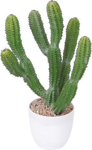 Artificial Cactus 16inch Faux Cacti Fake Succulent Plants for Indoor Outdoor Home Office Garden Decor in Saudi Arabia