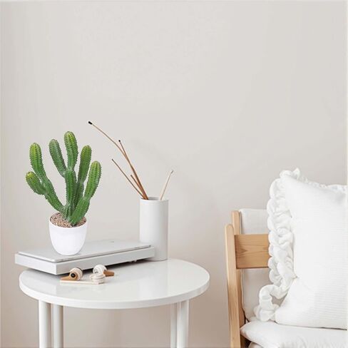 Artificial Cactus 16inch Faux Cacti Fake Succulent Plants for Indoor Outdoor Home Office Garden Decor in Saudi Arabia