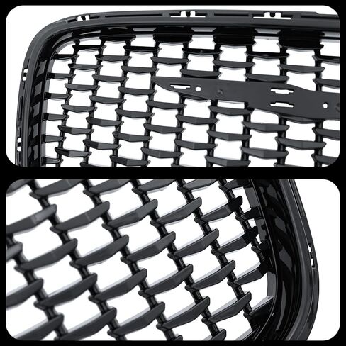 PENSUN Front Grille Grill Assembly Compatible with 2015-2022 Chrysler 300 300C SRT Style Replacement Front Bumper Upper Grille 5SW18DX8AD CH1200393 in Kuwait