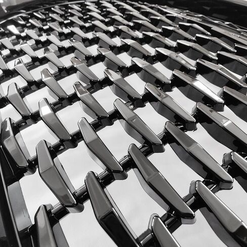 PENSUN Front Grille Grill Assembly Compatible with 2015-2022 Chrysler 300 300C SRT Style Replacement Front Bumper Upper Grille 5SW18DX8AD CH1200393 in Kuwait