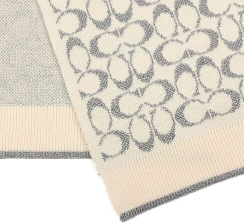 Coach METALLIC SIG C KNIT SCARF in Saudi Arabia