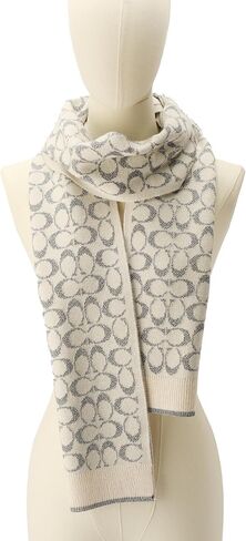 Coach METALLIC SIG C KNIT SCARF in Saudi Arabia