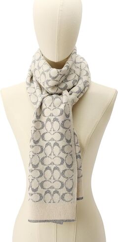 Coach METALLIC SIG C KNIT SCARF in Saudi Arabia