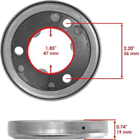 Caltric Compatible with Starter Clutch One Way & Needle Bearings Compatible with Kawasaki KZ250 Csr Ltd Belt 1980-1983 / KLT250 Prairie 1982-1985 in Saudi Arabia