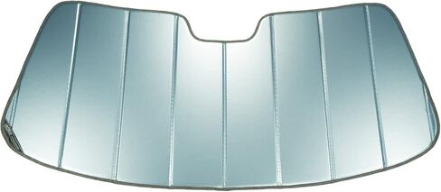 واقي شمسي مخصص للزجاج الأمامي من Covercraft UVS100 لسيارة Toyota 4Runner و2024-2025 Toyota Tacoma (بدون كاميرا لوحة قيادة المصنع) - أزرق معدني in Saudi Arabia