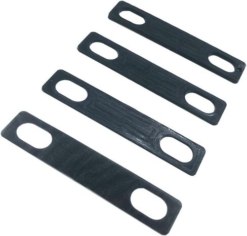 Guitar Neck Shims Brass 10PCS Includes 4Pcs 0.2mm, 4Pcs 0.5mm and 2Pcs 1mm Thickness for Guitar Bass Bolt-on Neck Repair Brass Shims Gold in Saudi Arabia