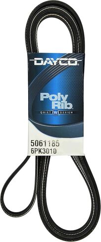 Dayco 5061185 Serpentine Belt , Black in Saudi Arabia