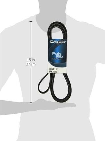 Dayco 5061185 Serpentine Belt , Black in Saudi Arabia
