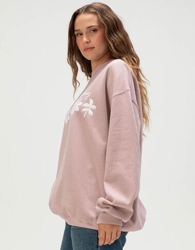 Billabong Ride In Womens Oversized Crewneck Sweatshirt in Saudi Arabia