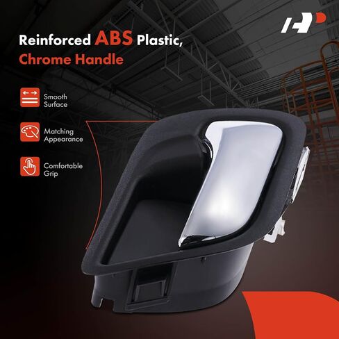 A-Premium Front Right Passenger Side Interior Door Handle Compatible with Honda Accord 2003 2004 2005 2006 2007 Sedan, Black Housing with Chrome Lever, Replace# 72120-SDA-A02ZC, 72120SDAA01ZA in Saudi Arabia