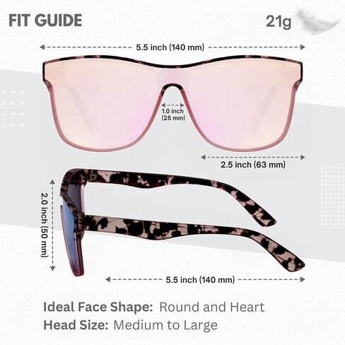 NYS Collection Premium Polarized Sunglasses – Flat Mirrored, Glare-Reducing, 100% UV Protection for Men and Women in Saudi Arabia