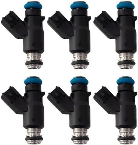 Fuel Injector Set of 6 - Compatible with 2006-2011 Chevy Impala V6 in Saudi Arabia