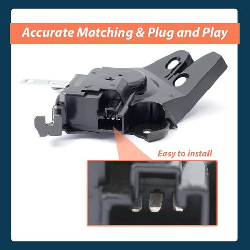 BKC3-56-820F Trunk Latch Rear Deck Lid Lock Actuator Replacement for Mazda 3 for Axela Sedan 6 for Atenza Sedan 2014-2019 Replace BKC356820F BHF656820 Door Lock Latch Actuator in Saudi Arabia
