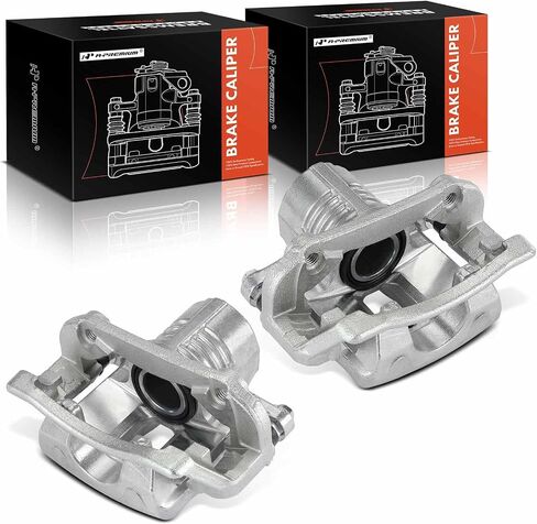A-Premium Disc Brake Caliper Assembly with Bracket Compatible with Select Chevy Models - Camaro 2010 2011 2012 2013 2014 2015, 3.6L - Rear Driver and Passenger Side, 2-PC Set in Saudi Arabia