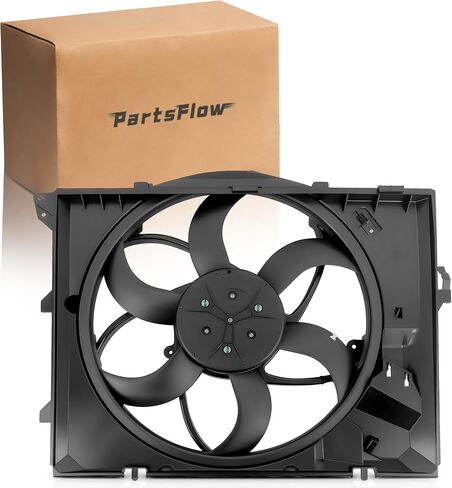 مجموعة مروحة تبريد المبرد بدون فرشاة من Partsflow لـ 2005-2012 BMW 120i لـ 2008-2013 BMW 128i لـ 2006-2011 BMW 323i لـ 2006 BMW 325i لـ 2007-2013 BMW 328i لـ 2009-2011 BMW Z4 in Saudi Arabia