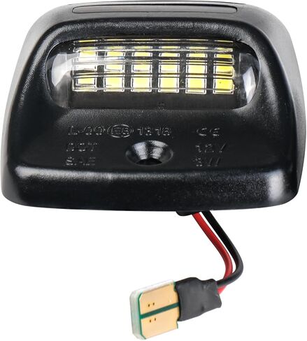 مصباح ضوء لوحة الترخيص LED متوافق مع Toyota Tacoma 2016-2023، لسيارة Toyota Tundra 2014-2021، شاحنة بيك اب 6000K بيضاء لوحة ترخيص أضواء تجميع المصباح، حزمة من 2 in Kuwait