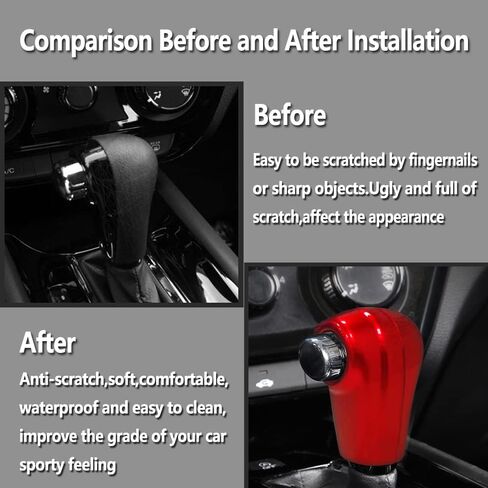 ABS Carbon Fiber Gear Shift Knob Head Cover Trim Interior Moulding Decoration Sticker Accessories Fit for Honda HRV 2016-2022 in Saudi Arabia