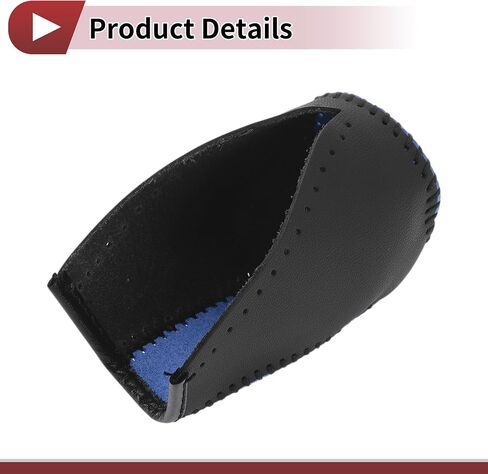 Anti-Slip Gear Shift Knob Cover Car Stick Shifting Handle Protector for Toyota Corolla 2014-2018 Blue Faux Leather in Saudi Arabia