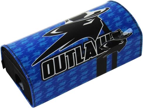 Outlaw Racing ORbp18W Handlebar Cushion Bar Pad 1-1/8 Inch White Motorcycle in Saudi Arabia