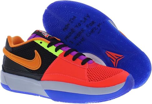 Nike Ja 1 Big Kids' Basketball Shoes (DX2294-003, Light Silver/Cyber/Cool Grey/Granite) Size 7 in Kuwait