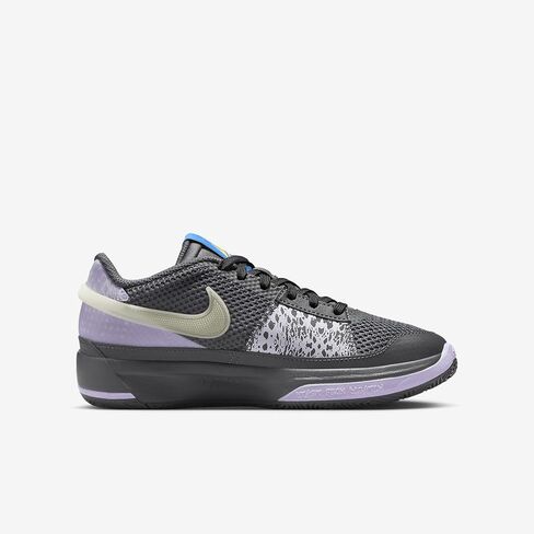 Nike Ja 1 Big Kids' Basketball Shoes (DX2294-003, Light Silver/Cyber/Cool Grey/Granite) Size 7 in Kuwait