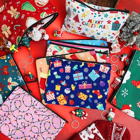 Kacctyen 24 Pcs Easter Cosmetic Bags and Keychains for Women Makeup Bags with Zipper Easter Eggs Bunny Chicks Basket Keychain Toiletry Organizer for Spring Party Favor Egg Hunt Party Gifts in Kuwait