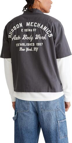 AEROPOSTALE Mens Short Sleeve Mechanic Shirt in Saudi Arabia