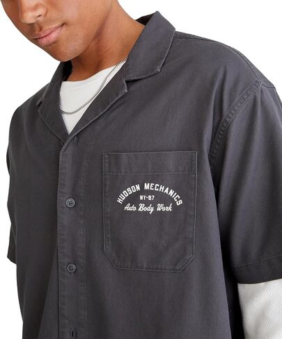 AEROPOSTALE Mens Short Sleeve Mechanic Shirt in Saudi Arabia